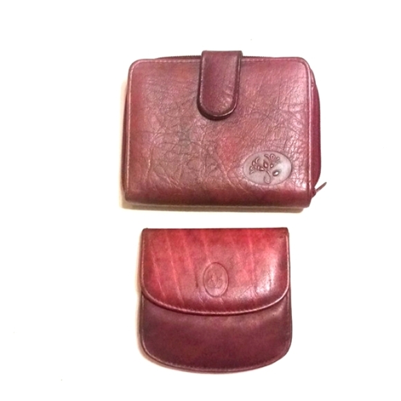 Buxton Burgundy Leather Wallet and Change Purse - Picture 14 of 14